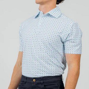 Barbell Apparel Patterned Performance Polo - Men's XL